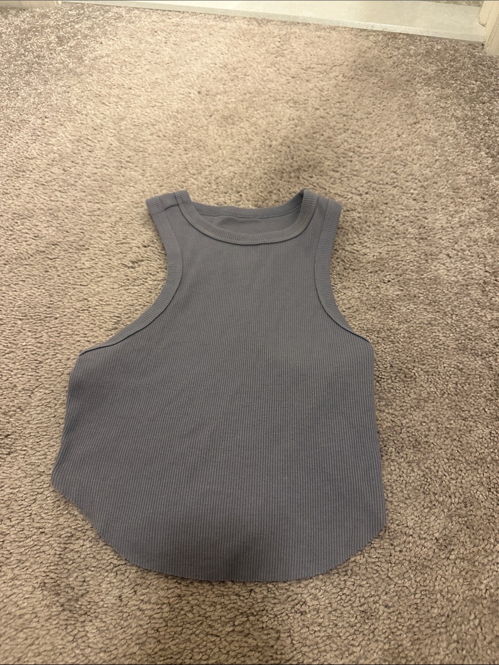 wild fable Gray Ribbed Tank Top